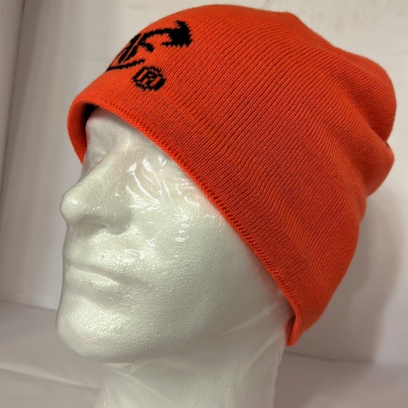 Truetimber Camo NWT OS Fleece lined stocking cap bright orange - Picture 4 of 6